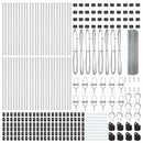 vidaXL Kerítés oszlopokkal Ezüst 0.4 x 100 m Acél