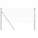 vidaXL Talajra rögzíthető hegesztett drótkerítés 100 x 0,6 m (Sz x M)