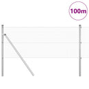 vidaXL Talajra rögzíthető hegesztett drótkerítés 100 x 0,8 m (Sz x M)