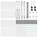 vidaXL Kerítés oszlopokkal Ezüst 1 x 100 m Acél