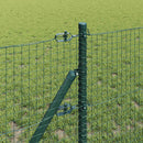 vidaXL Talajra rögzíthető hegesztett drótkerítés 50 x 0,6 m Zöld Háló