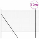 vidaXL Kerítés oszlopokkal Szürke 1.6 x 10 m Acél