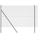 vidaXL Talajra rögzíthető hegesztett drótkerítés 25 x 1,5 m (Sz x M)