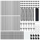 vidaXL Kerítés oszlopokkal Szürke 0.6 x 100 m Acél