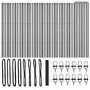 vidaXL Kerítés oszlopokkal Szürke 1 x 100 m Acél