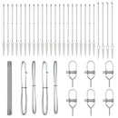 vidaXL Kerítés oszlopokkal Ezüst 1.6 x 50 m Acél