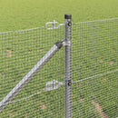 vidaXL Hevederes drótkerítés tüskékkel 100 x 0,4 m Horganyzott Acél