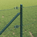 vidaXL Hevederes drótkerítés tüskékkel 25 x 0,4 m PVC-bevonatos Acél