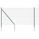 vidaXL Hevederes drótkerítés tüskékkel 25 x 1,4 m PVC-bevonatos Acél