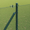 vidaXL Hevederes drótkerítés tüskékkel 50 x 1,5 m PVC-bevonatos Acél