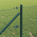 vidaXL Hevederes drótkerítés tüskékkel 100 x 0,4 m PVC-bevonatos Acél