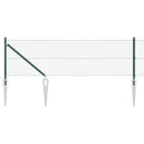 vidaXL Hevederes drótkerítés tüskékkel 100 x 0,5 m PVC-bevonatos Acél