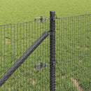 vidaXL Hevederes drótkerítés tüskékkel 10 x 0,6 m PVC-bevonatos Acél