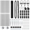 vidaXL Hevederes drótkerítés tüskékkel 10 x 1,2 m PVC-bevonatos Acél