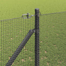 vidaXL Hevederes drótkerítés tüskékkel 10 x 1,4 m PVC-bevonatos Acél