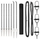 vidaXL Kerítés oszlopokkal Szürke 1.4 x 10 m Acél