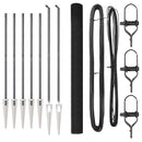 vidaXL Kerítés oszlopokkal Szürke 1.5 x 10 m Acél