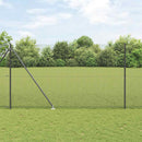 vidaXL Hevederes drótkerítés tüskékkel 10 x 1,6 m PVC-bevonatos Acél