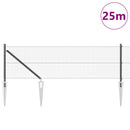 vidaXL Hevederes drótkerítés tüskékkel 25 x 0,4 m PVC-bevonatos Acél
