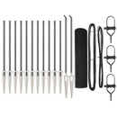 vidaXL Kerítés oszlopokkal Szürke 0.8 x 25 m Acél