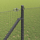 vidaXL Hevederes drótkerítés tüskékkel 25 x 1,2 m PVC-bevonatos Acél