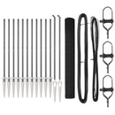 vidaXL Hevederes drótkerítés tüskékkel 25 x 1,4 m PVC-bevonatos Acél