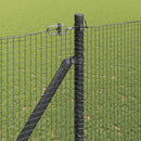 vidaXL Hevederes drótkerítés tüskékkel 25 x 1,6 m PVC-bevonatos Acél
