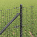 vidaXL Hevederes drótkerítés tüskékkel 50 x 0,4 m PVC-bevonatos Acél