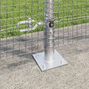 vidaXL Hegesztett Drótháló Beton Alappal 25 x 1,2 m Horganyzott Acél