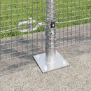 vidaXL Hegesztett Drótháló Beton Alappal 50 x 1,2 m (Sz x M)