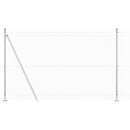 vidaXL Kerítés oszlopokkal Ezüst 1.4 x 50 m Acél