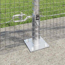 vidaXL Hegesztett Drótháló Beton Alappal 100 x 0,8 m (Sz x M)