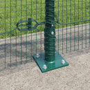 vidaXL Hegesztett Drótháló Beton Alappal 25 x 1 m PVC-bevonatos acél