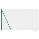 vidaXL Hegesztett Drótháló Beton Alappal 25 x 1,5 m PVC-bevonatos acél