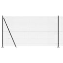 vidaXL Kerítés oszlopokkal Szürke 1.2 x 25 m Acél