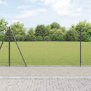 vidaXL Hegesztett Drótháló Beton Alappal 25 x 1,2 m PVC-bevonatos acél