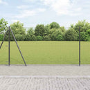 vidaXL Hegesztett Drótháló Beton Alappal 25 x 1,2 m PVC-bevonatos acél