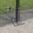 vidaXL Hegesztett Drótháló Beton Alappal 25 x 1,6 m PVC-bevonatos acél