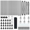 vidaXL Kerítés oszlopokkal Szürke 0.5 x 50 m Acél