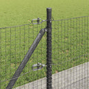 vidaXL Hegesztett Drótháló Beton Alappal 50 x 0,6 m PVC-bevonatos acél