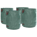 vidaXL Kerti hulladéktáskák 4 pcs Zöld 79 x 79 x 99,5 cm Polipropilén