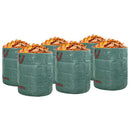 vidaXL Kerti hulladéktáskák 12 pcs Zöld 67 x 67 x 75,5 cm Polipropilén