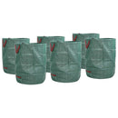 vidaXL Kerti hulladéktáskák 12 pcs Zöld 66 x 66 x 83,5 cm Polipropilén
