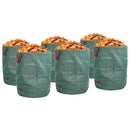 vidaXL Kerti hulladéktáskák 12 pcs Zöld 66 x 66 x 83,5 cm Polipropilén