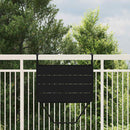 vidaXL Függő erkélyasztal Fekete 60 x 39 x 65 cm Acél