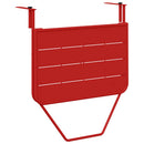 vidaXL Függő erkélyasztal Piros 60 x 39 x 65 cm Acél