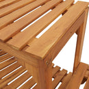 vidaXL Kerek kültéri pezsgőfürdő kerítés Barna 272 x 120 x 55.5 cm