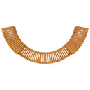 vidaXL Kerek kültéri pezsgőfürdő kerítés Barna 272 x 120 x 55.5 cm