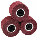 vidaXL Csiszoló hengerek 3 pcs Piros 12 x 12 x 10 cm Syntetikus rost