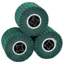 vidaXL Csiszoló hengerek 3 pcs Zöld 12 x 12 x 10 cm Syntetikus rost